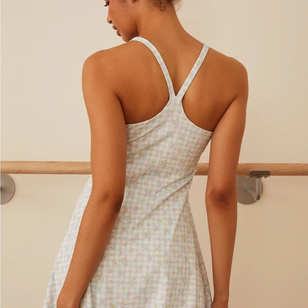 Altard State Active Spirit‎ Gingham Floral Dress - Picture 2 of 5